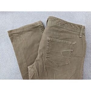American Eagle Outfitters Corduroy Pants Women's Size‎ 8 Brown Stretch Casual